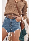 Jeansshorts mit hohem Bund 02300 – Online-Shop – Boutique